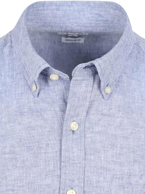 McGregor Skjorta i Linblandning Vintage Blå Product / Detail