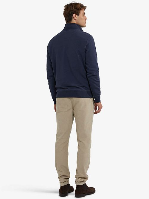 McGregor Sweater Half Zip Marine Model / Achterkant