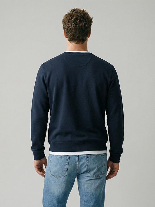 McGregor Sweatshirt Marinblå Model / Achterkant