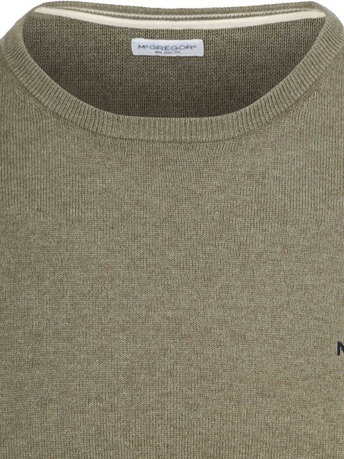 McGregor Tröja Cotton Cashmere Oliv Product / Detail