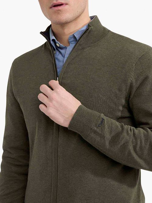 McGregor Vest i olivengrøn Model / Detail