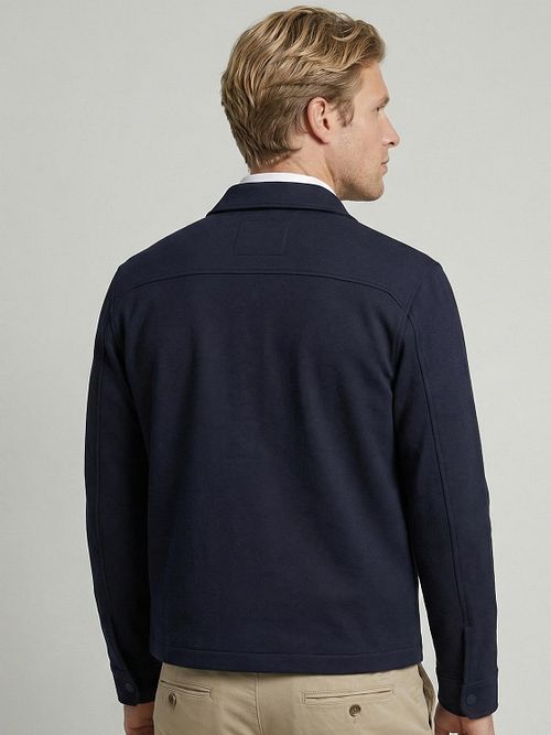 McGregor Hemdjacke Piqué Navy Model / Achterkant