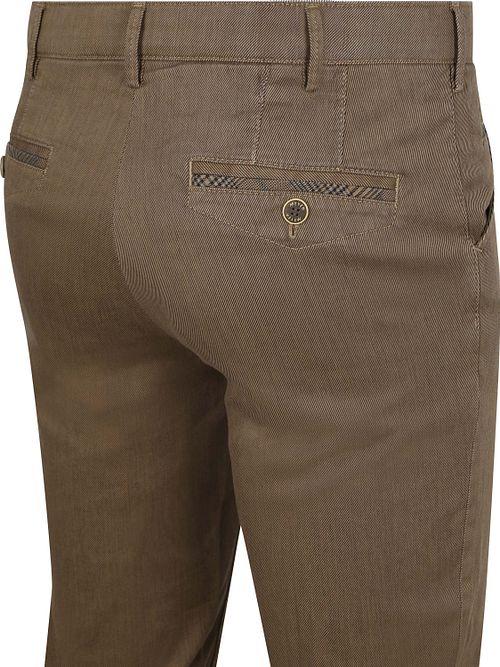 Meyer Chicago Chino Twill Camel Product / Achterkant