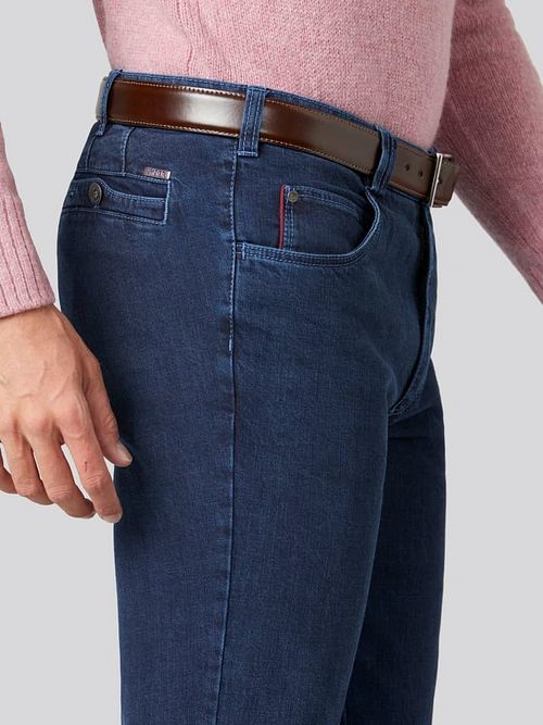 Meyer Jean Diego Bleu Foncé Model / Zijkant