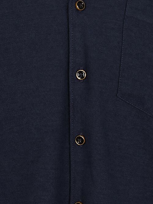 No Excess Skjorte Antracit Melangeflannel