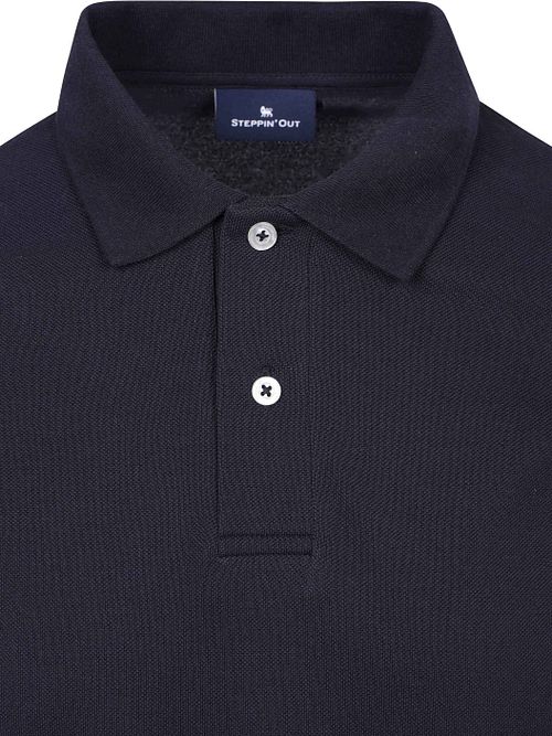Steppin' Out Långärmad Piké Polo Classic Navy Product / Detail