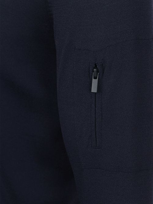 Passer Trøye Cooldry Strikket Høyhalset Navy Product / Detail