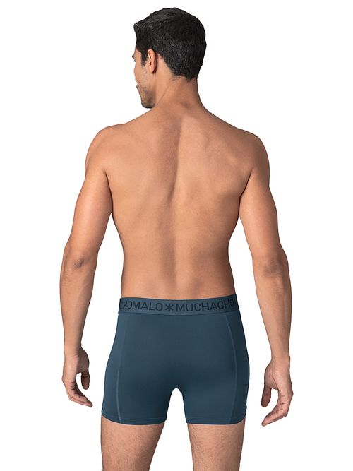Muchachomalo Solid Badeshorts Blau Model / Achterkant