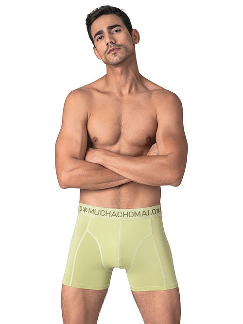 Muchachomalo Solid Zwembroek Groen Model / Voorkant