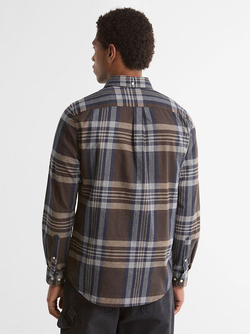 Camicia Barbour Dovedale a quadri marrone Model / Achterkant