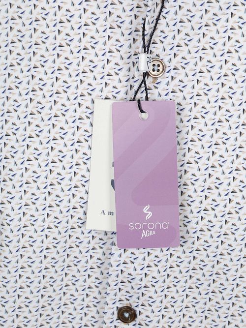 R2 Short Sleeves Shirt Sorona Print Multicolour