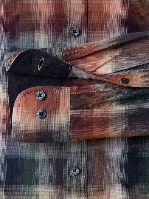 Casa Moda Casual Shirt Faux Checks Multicolour Product / Detail