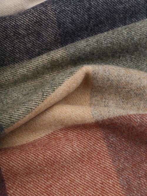 Profuomo Sjaal Wol Ruiten Multicolour Product / Detail