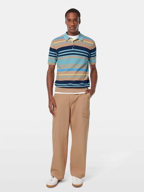 Scotch And Soda Strikket Polo Multifarge Model / Voorkant
