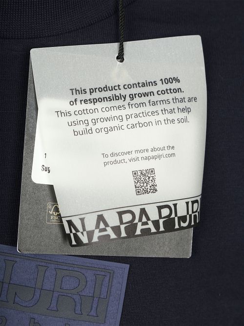 Napapijri Longsleeve T-shirt Logo Navy Product / Detail