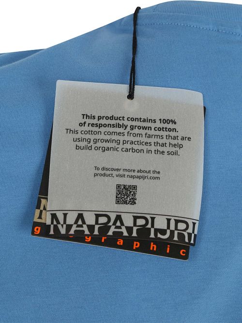 Napapijri T-shirt Logo Blau Product / Detail