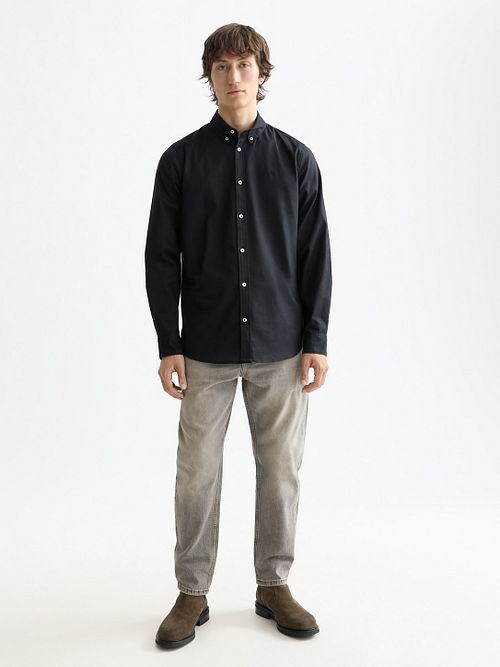 Scotch and Soda Camicia Oxford Core nera Model / Voorkant
