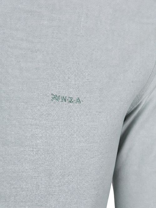 Camicia NZA Barn Twill button-down verde Product / Detail