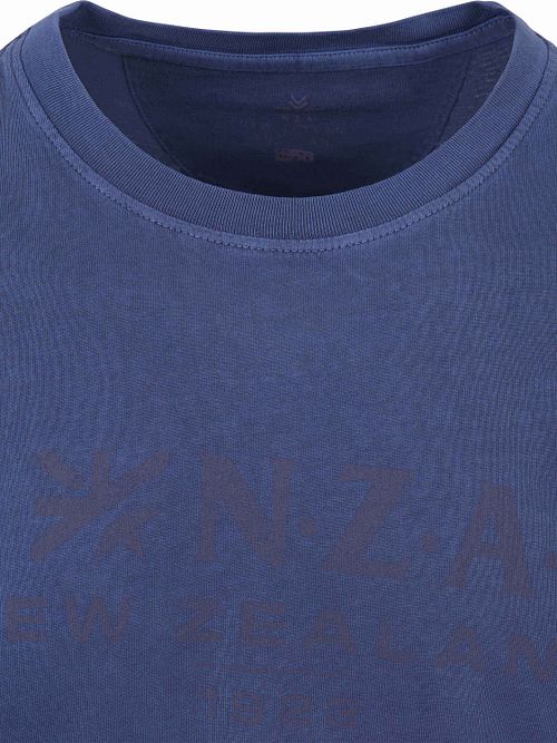 NZA Camiseta Logo Desteñido Navy Product / Detail