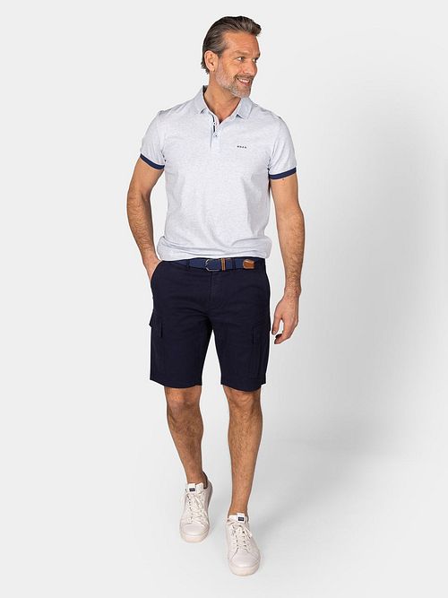 NZA Polo Briggs Pastellblå Model / Voorkant