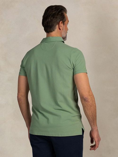 NZA Polo Hawera Mist Grön Model / Achterkant