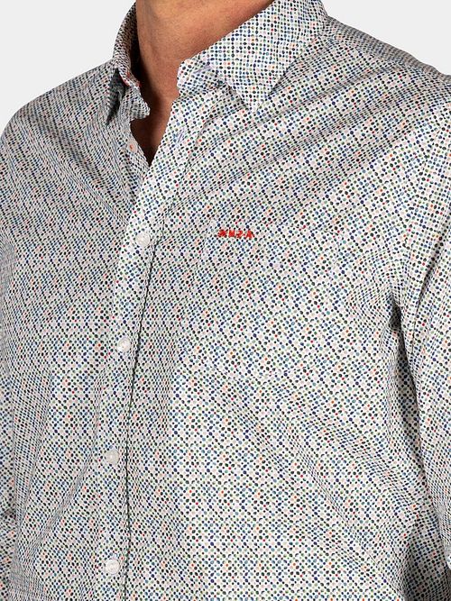 NZA Skjorta Kayson Print Multifärgad Model / Detail