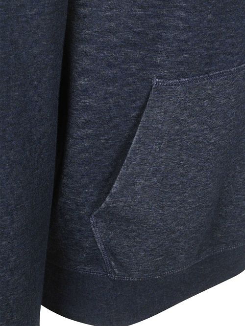 NZA Hoodie Diamond Logo Interlock Melange Icon Navy Product / Detail