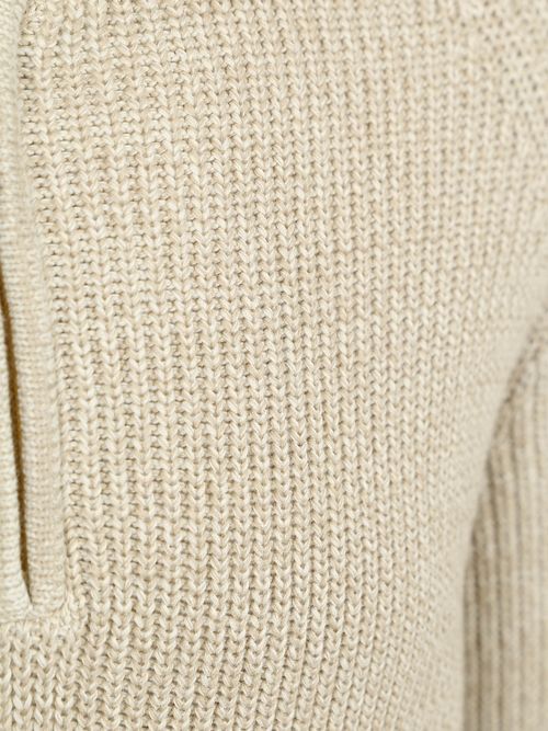 NZA Halv Zip Tröja Drake Varmt Beige Product / Detail