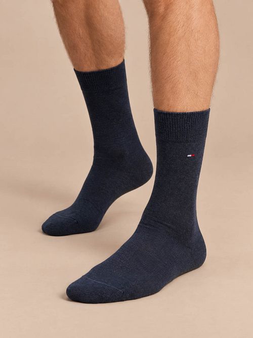 Tommy Hilfiger 2-pack skarpetek beżowy melanż Model / Voorkant