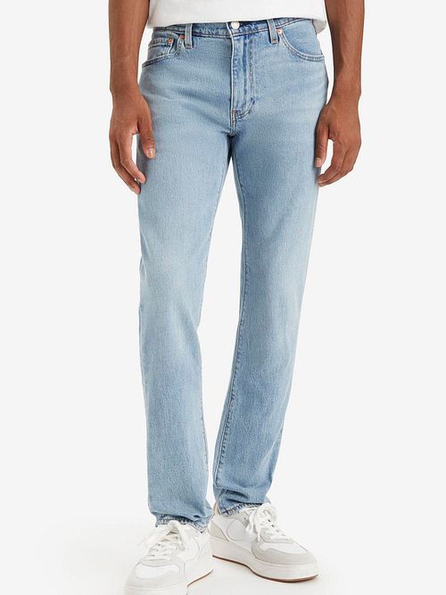 Jeansy Levi's 511 z denimu w kolorze mid grey Model / Voorkant