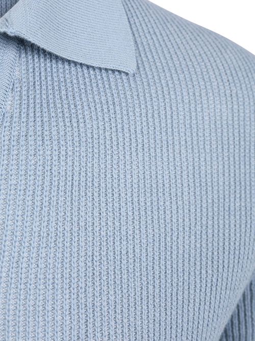 Koszulka polo BOSS Aravolo z długim rękawem w kolorze błękitnym Product / Detail