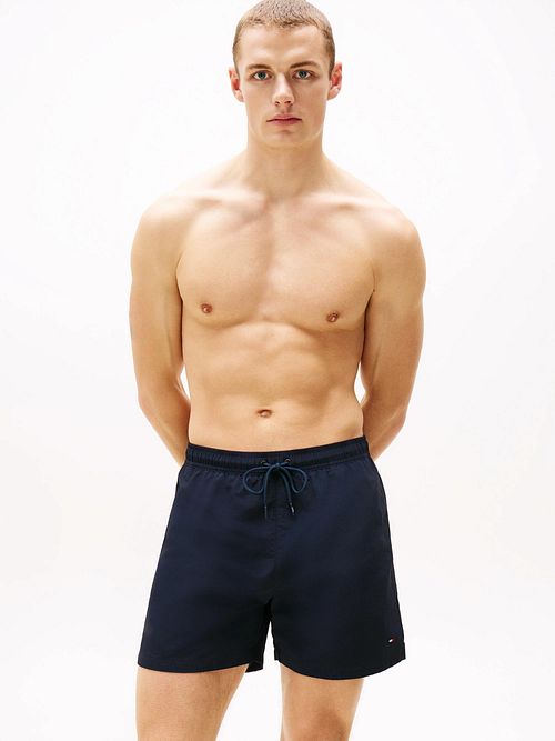 Kąpielówki Tommy Hilfiger ze sznurkiem w kolorze granatowym Model / Voorkant