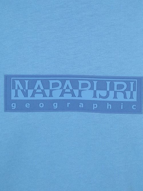 T-shirt Napapijri z logo w kolorze niebieskim Product / Detail