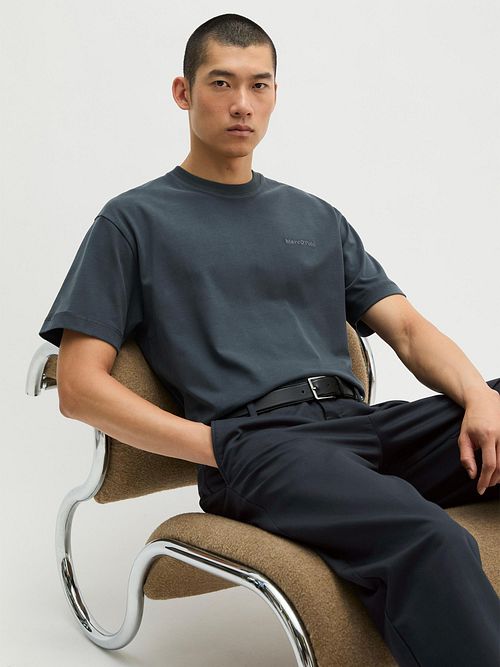 T-shirt Marc O'Polo Heavy, szary Model / Voorkant