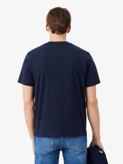 T-Shirt Lacoste granatowy Model / Achterkant