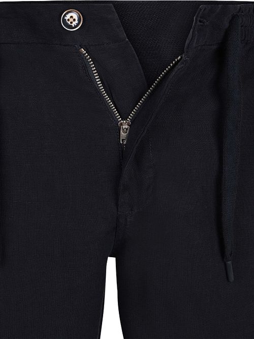 No Excess bermuda in misto lino blu navy Product / Detail