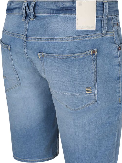 No Excess Kort Denim Stretch Bleach