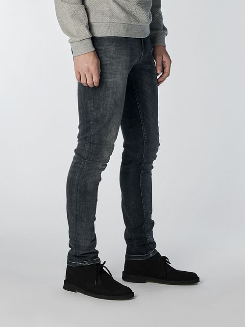 No Excess Jeans 711 Grå Denim Model / Zijkant