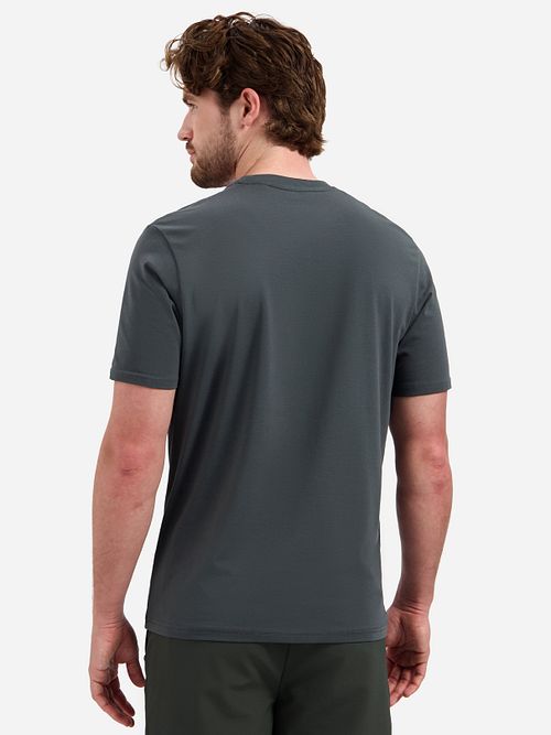 No-Excess Basic Camiseta Liso Dark Steel Model / Achterkant