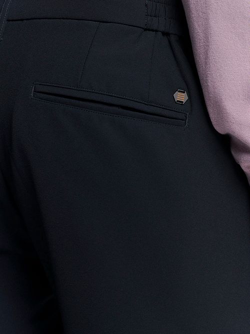 No Excess Chino 4-veis stretche Sedoc Navy Model / Detail