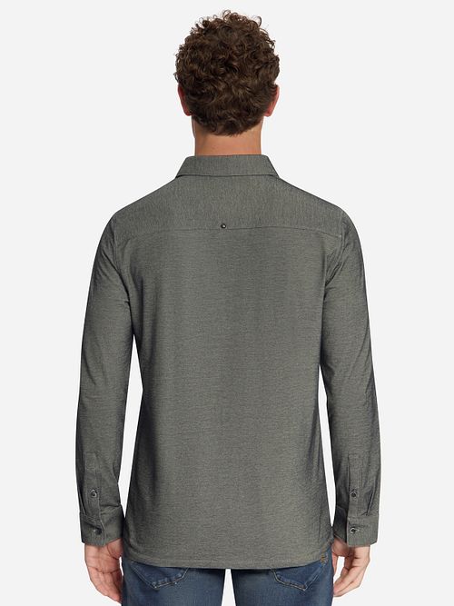 No Excess Hemd Twill Jersey Cement Model / Achterkant