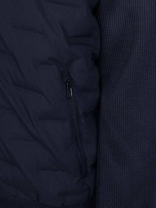 No Excess Jacket Knitted Sleeve Navy Product / Detail
