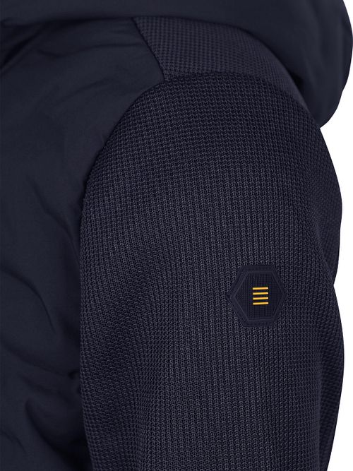 No Excess Jacket Knitted Sleeve Navy Product / Detail