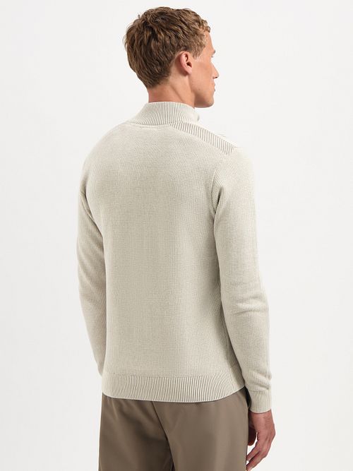 No Excess Jersey Half Zip Texturizado Kit Model / Achterkant