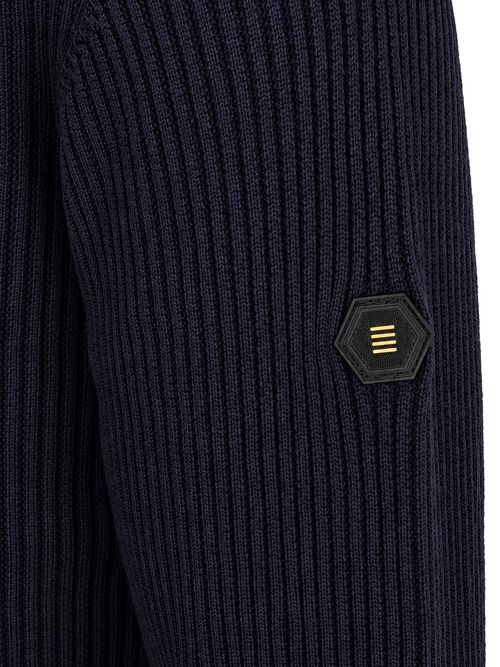 No Excess Half Zip Pullover Rib Navy Product / Detail