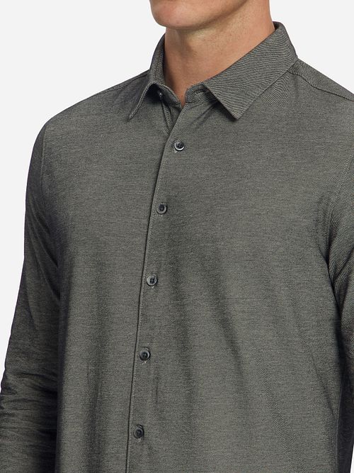 No Excess Shirt Twill Jersey Cement Model / Detail