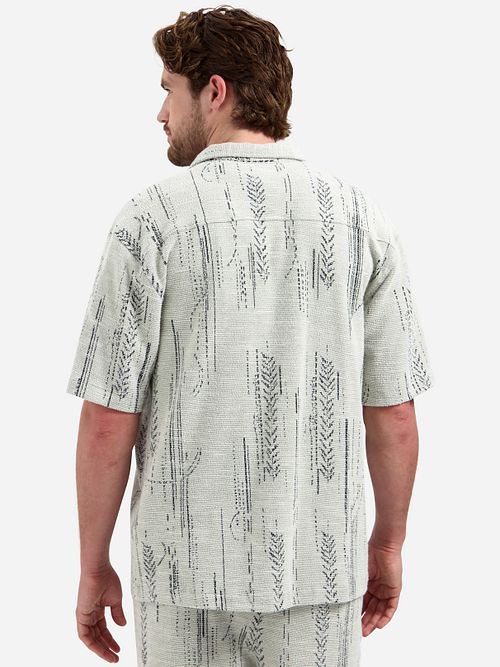 No Excess Short Sleeve Chemise Jacquard Impressio Kit Model / Achterkant