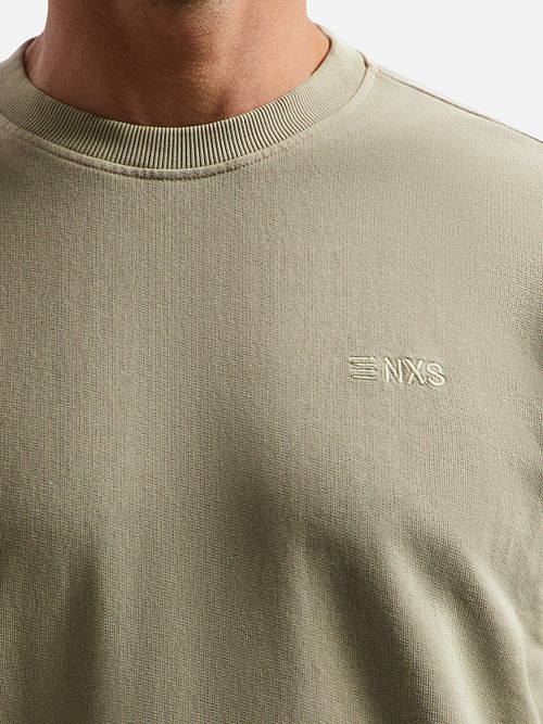 No Excess Sudadera Taupe Model / Detail