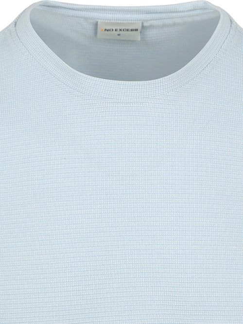 No Excess T-Shirt o fakturowanej strukturze, jasnoniebieski Product / Detail