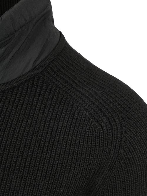 BOSS Pull Kigloo Cardigan Wool Blend Noir Product / Detail